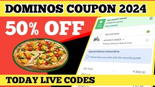 dominos coupon 2024  dominos 2024 coupon code  dominos codes 2024 [upl. by Chap]