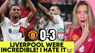 Gravenberch Diaz amp Salah Destroyed us Liverpool 30 Man Utd Reaction [upl. by Rema]