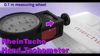 RheinTacho Mechanical Precision Hand Tachometer [upl. by Sylera840]