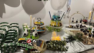 How to Arrange Football Theme Party  Soccer Theme Birthday Party Arrangements [upl. by Aimak]