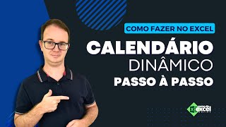 Como Fazer Calendário Dinâmico no Excel [upl. by Shugart]