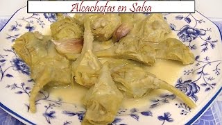 Alcachofas en Salsa  Receta de Cocina en Familia [upl. by Cobb]