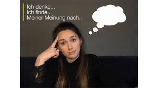 Redemittel Meinung äußern B1B2 Deutsch lernen Diskussion [upl. by Esiole]