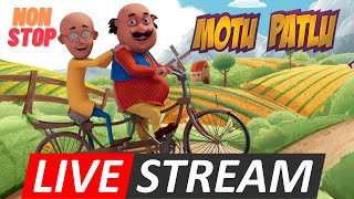 🛑LIVE 🎞️🎥 3 Hours Non Stop Motu  Patlu  मोटू पतलू  motupatlu motupatlukijodi motupatlucartoon [upl. by Macmillan]