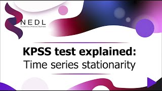 KPSS test explained Time series stationarity Excel [upl. by Dlorej535]