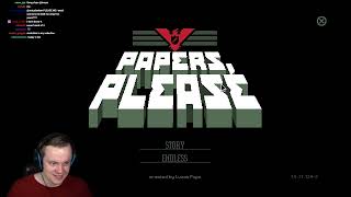 Insym Plays Papers Please  Livestream from 1422024 [upl. by Callean612]