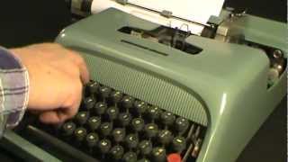 Restore Vintage Manual Typewriter UNDERWOOD OLIVETTI STUDIO 44 repair [upl. by Naed]