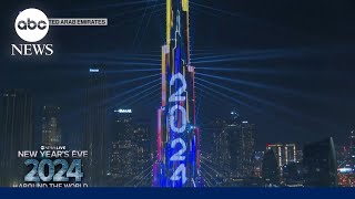 Dubai celebrates the start of 2024 [upl. by Eisenberg]