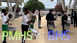 MUST WATCH DRUMLINE BATTLE  Peabody Warhorses 🐎 VS Bolton Bears 🐻 [upl. by Abita]