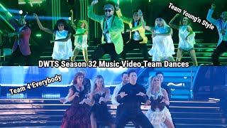 DWTS Season 32 Music Video Night Team Dances [upl. by Zahc]