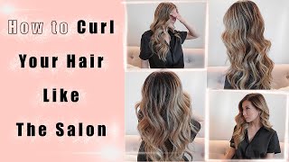 How to Curl Your Hair like the Salon [upl. by Artenra]