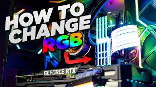 How To Change RGB  ARGB Colours On Your PC  CataCare [upl. by Ained]