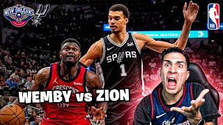 WEMBY ESTABA SÓLO ¡LA TUVIERON PARA GANAR vs ZION  SPURS vs PELICANS 32 [upl. by Sheelagh]