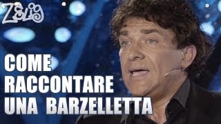 Come raccontare una barzelletta  Gioele Dix by Zelig [upl. by Yauqram]