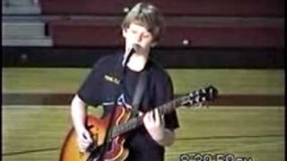 10 year old guitarist Stevie Ray SVR Pink Floyd Time [upl. by Ainattirb]