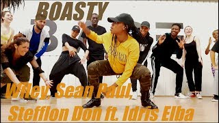 Wiley Sean Paul Stefflon Don  Boasty ft Idris Elba  FUMY CHOREOGRAPHY [upl. by Kask]