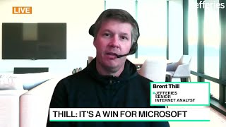 Microsoft Is Crushing It Says Jefferies Analyst [upl. by Mehala861]