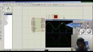 Firing angle control of TRIAC using ATmega16 microcontroller Simulation [upl. by Ennayd604]