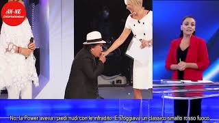 Cè posta per te Al Bano e Romina Power in studio da Maria De Filippi occhio ai piedi della Power [upl. by Chao]