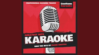 Tangerine Originally Performed by Frank Sinatra Karaoke Version [upl. by Wistrup]