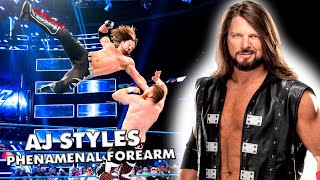 AJ Styles  Phenomenal Forearm Compilation [upl. by Sinai]