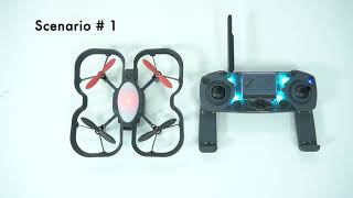 CoDrone EDU drone and controller LED states [upl. by Aynnat]