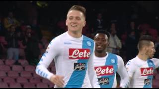 Il gol di Zielinski  Napoli  Genoa 20  Giornata 24  Serie A TIM 201617 [upl. by Donni]