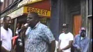 Notorious BIG freestyling in Bed Stuy at age 17 [upl. by Child258]