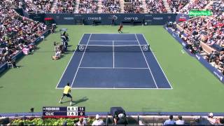 RFederer vs MCilic US Open 2011 HD [upl. by Tilda]