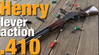 Henry’s lever action 410 shotgun is sweet [upl. by Scot]