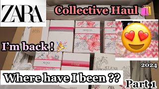 Collective ZARA haul Part 1   Where Have I Been  Im back guys  amp I have an announcement [upl. by Okuy]