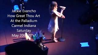 Jackie Evancho  How Great Thou Art Live [upl. by Hudis327]