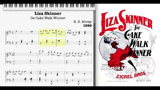 Liza Skinner by N H Moray 1899 Cake Walk piano [upl. by Nealy]