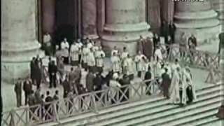 The Coronation of Blessed Pope John XXIII  Rare Video [upl. by Clemence195]