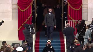 Officer Eugene Goodman of US Capitol Police arrives at the Inauguration ceremonies [upl. by Hickey]