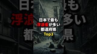 日本でホームレスが多い都道府県Top3。1位はアノ食べ物で有名な雑学 豆知識 都市伝説 [upl. by Aztiley]