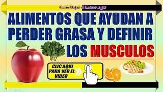 Los 10 mejores alimentos para ganar masa muscular y perder grasa [upl. by Ynnelg505]