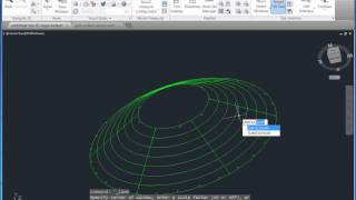 AutoCAD unroll a cone surface [upl. by Anilak]