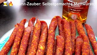 Mettwürstchen nach eigenem Rezept 🌶️ [upl. by Ahsimac]