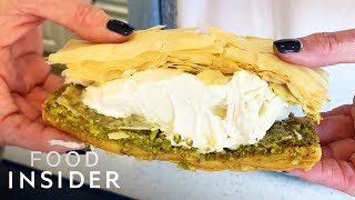 Booza Baklava Is The Ultimate IceCream Sandwich [upl. by Ellitnahc460]