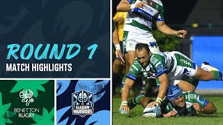 Benetton v Glasgow Warriors  Extended Highlights  Round 1  URC 202223 [upl. by Notluf]