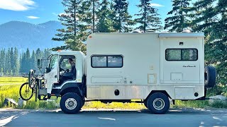 Finding a Camp Spot FAIL  Living on the Road in a Fuso Canter 4x4 Truck Camper through Canada [upl. by Nabla941]