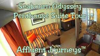 Seabourn Odyssey Penthouse Suite Tour in 1080p [upl. by Rovaert]