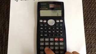 Converting from Degrees to Radians using the calculator Casio fx991MS [upl. by Gelhar476]