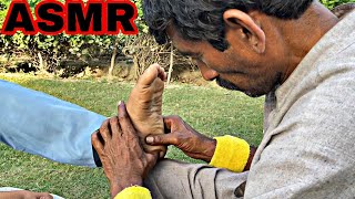 ASMR  FEET  LEG MASSAGE BY MULLA KHADIM  RELAXE YOUR FEET  RELEASE YOUR TIREDNESS [upl. by Timothea]