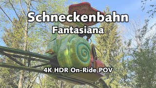 Schneckenbahn Snail Track at Fantasiana  4K HDR OnRide POV [upl. by Magel983]