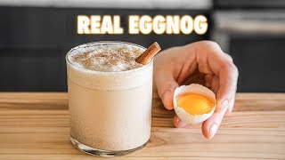 Super Easy Homemade Eggnog [upl. by Muryh]