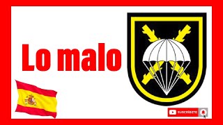 Lo NEGATIVO del EJÉRCITO ESPAÑOL [upl. by Ailaro]