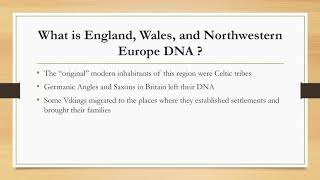 What is the England Wales and Northwestern Europe DNA Ethnicity on Ancestry [upl. by Baalbeer]