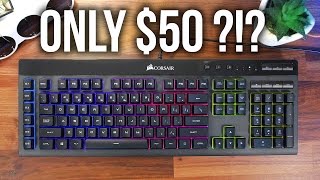 Corsair Gaming K55 RGB Keyboard Review [upl. by Rehpotsrhc]